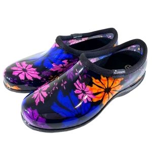 Womens Slogger Rain & Garden Shoes Flower Power